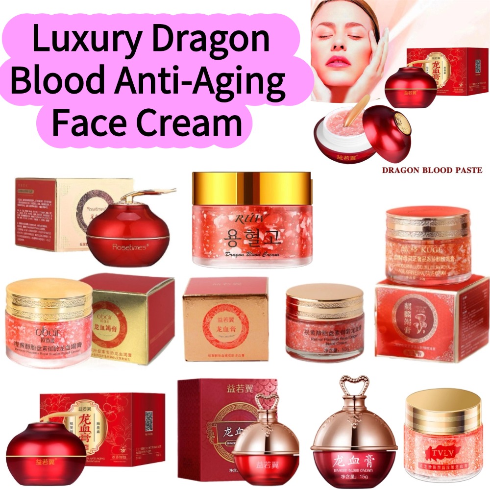 Luxury Skin Care - Krim Wajah Anti-Penuaan Mewah Dragon Blood