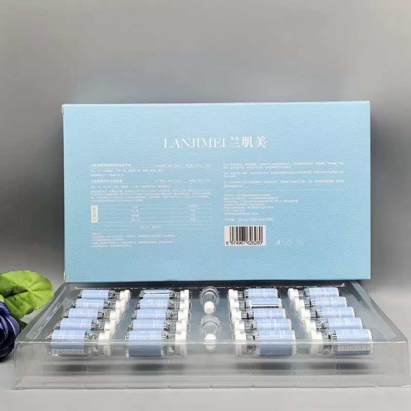 Oligopeptide Wrinkle - Set Bubuk Peptida Tembaga Biru Beku