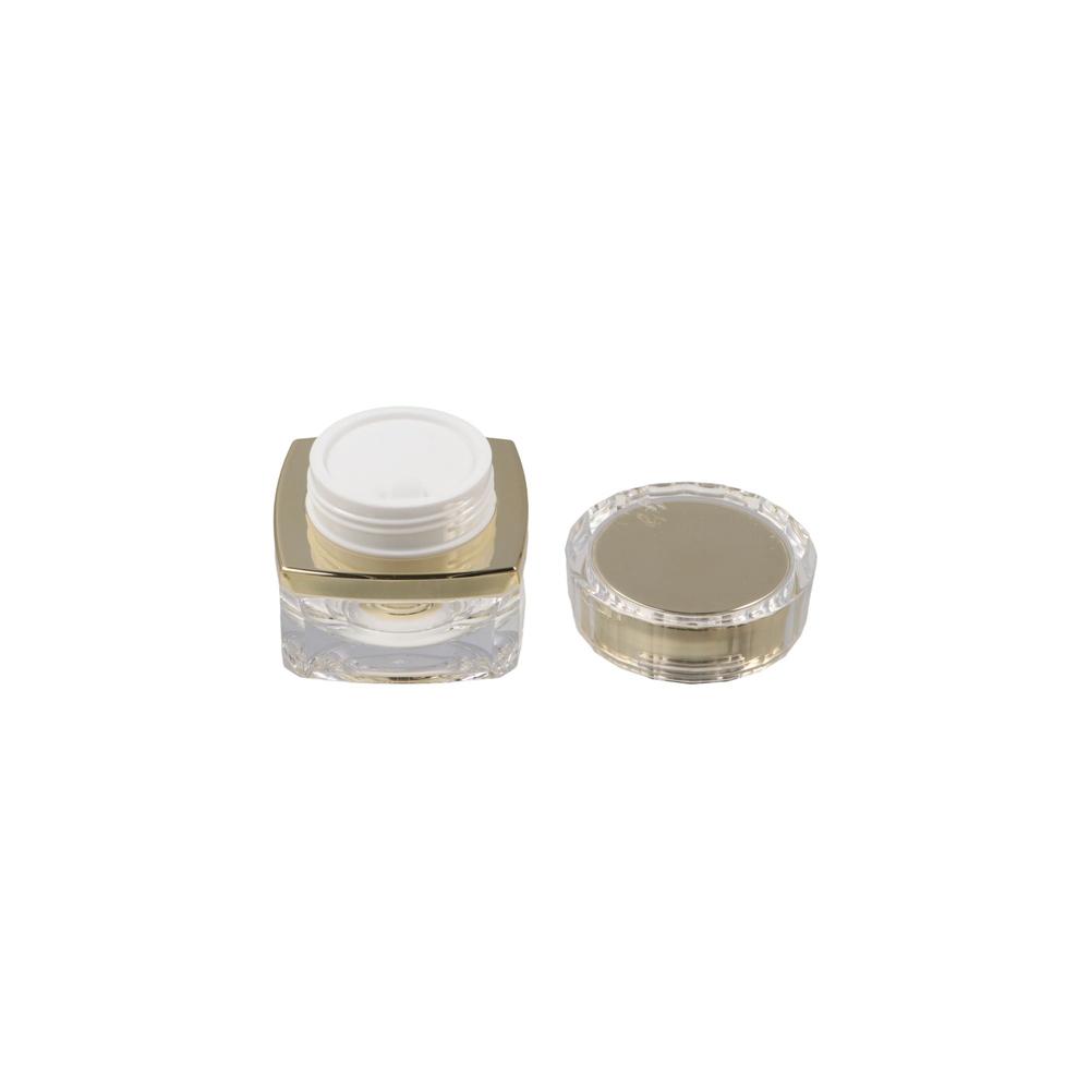 Luxury Gold Skincare - Botol Isi Ulang Mewah untuk Krim