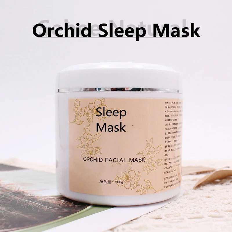 Luxury Skincare Moisturizer - Masker Wajah Tidur Anggrek Mewah Pengisian