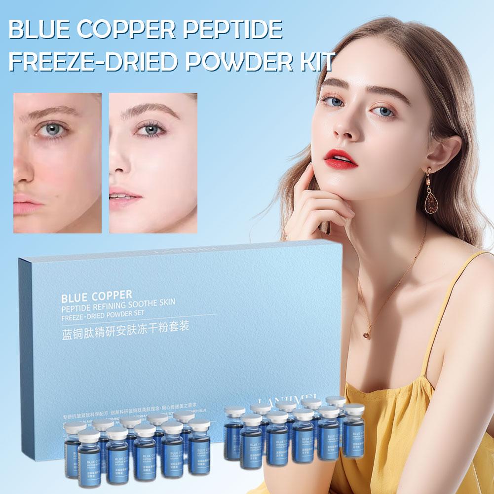 Oligopeptide Wrinkle - 30Mg Peptida Tembaga Biru Bubuk Kering