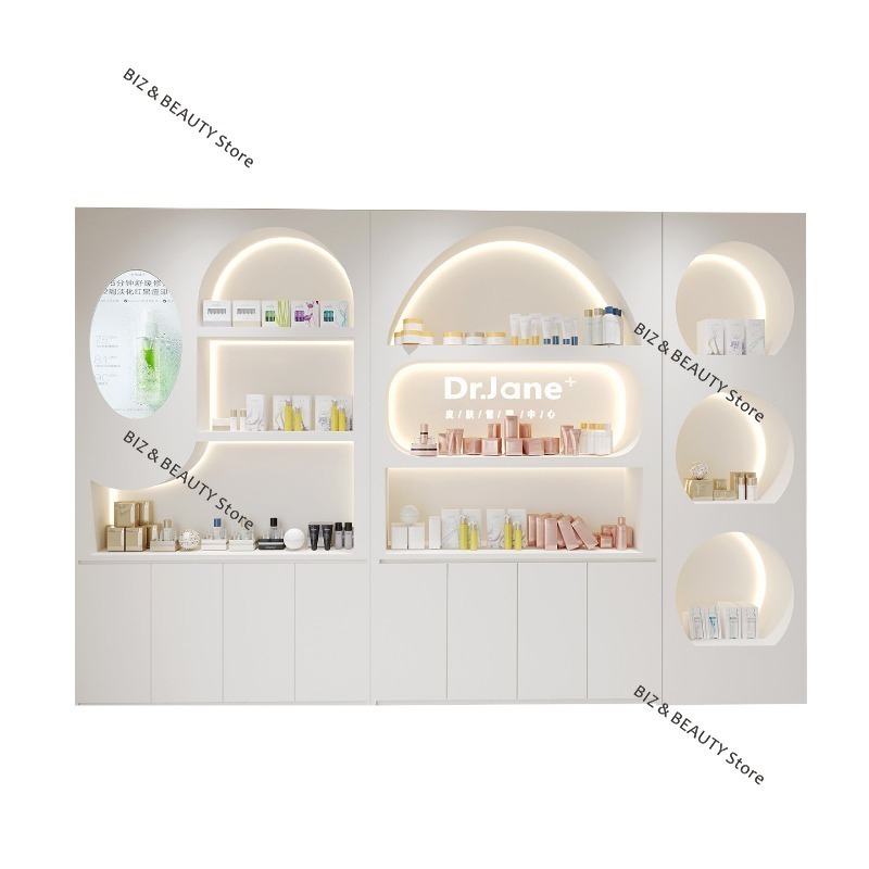 Lemari Display Kosmetik Mewah  - Luxury Skincare Display ulasan dan harga