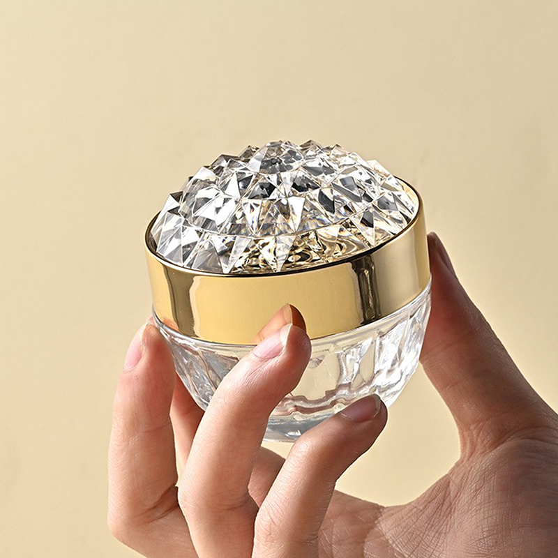 1pcs Stoples Krim Wajah Kaca M - Luxury Skincare Bottles ulasan dan harga