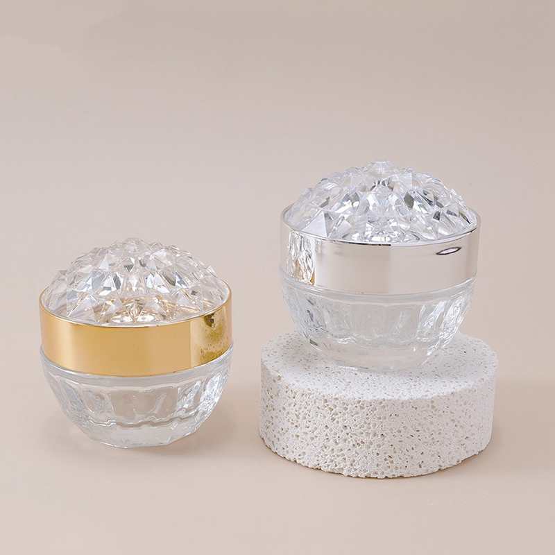 1pcs Stoples Krim Wajah Kaca M - Luxury Skincare Bottles ulasan dan harga