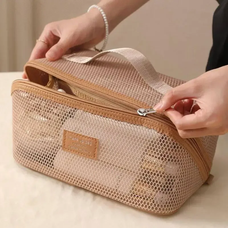 Tas Makeup Perjalanan Jaring M - Luxury Skincare Items ulasan dan harga