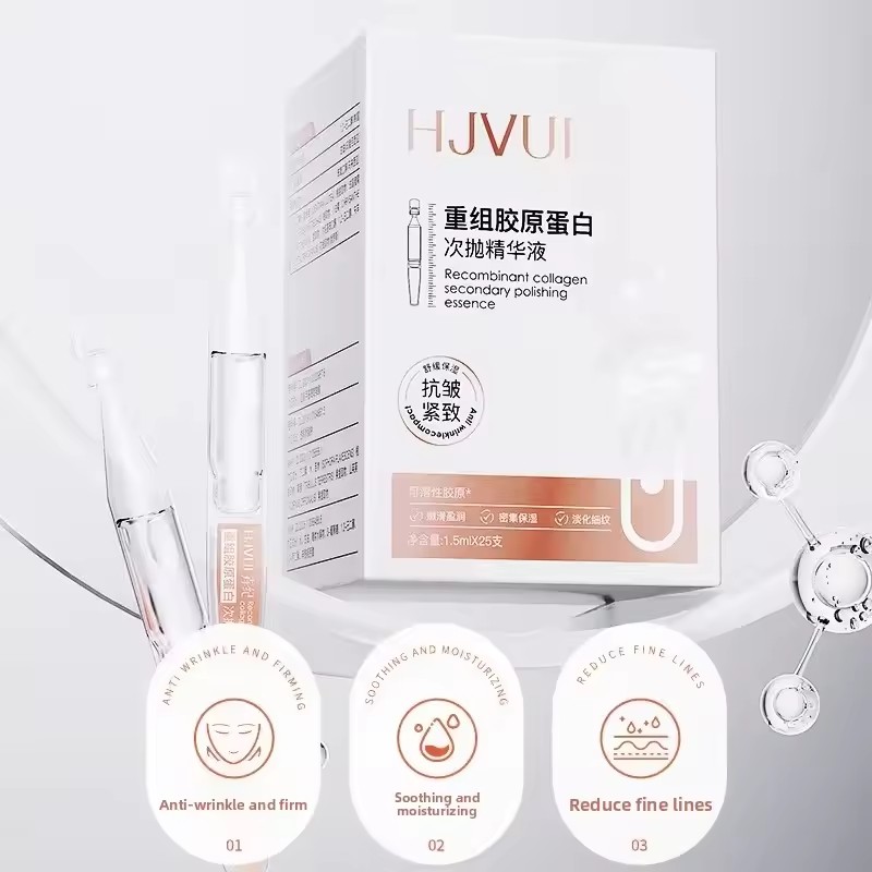 25Pcs Serum Wajah Kolagen Peng - Oligopeptide Wrinkle ulasan dan harga