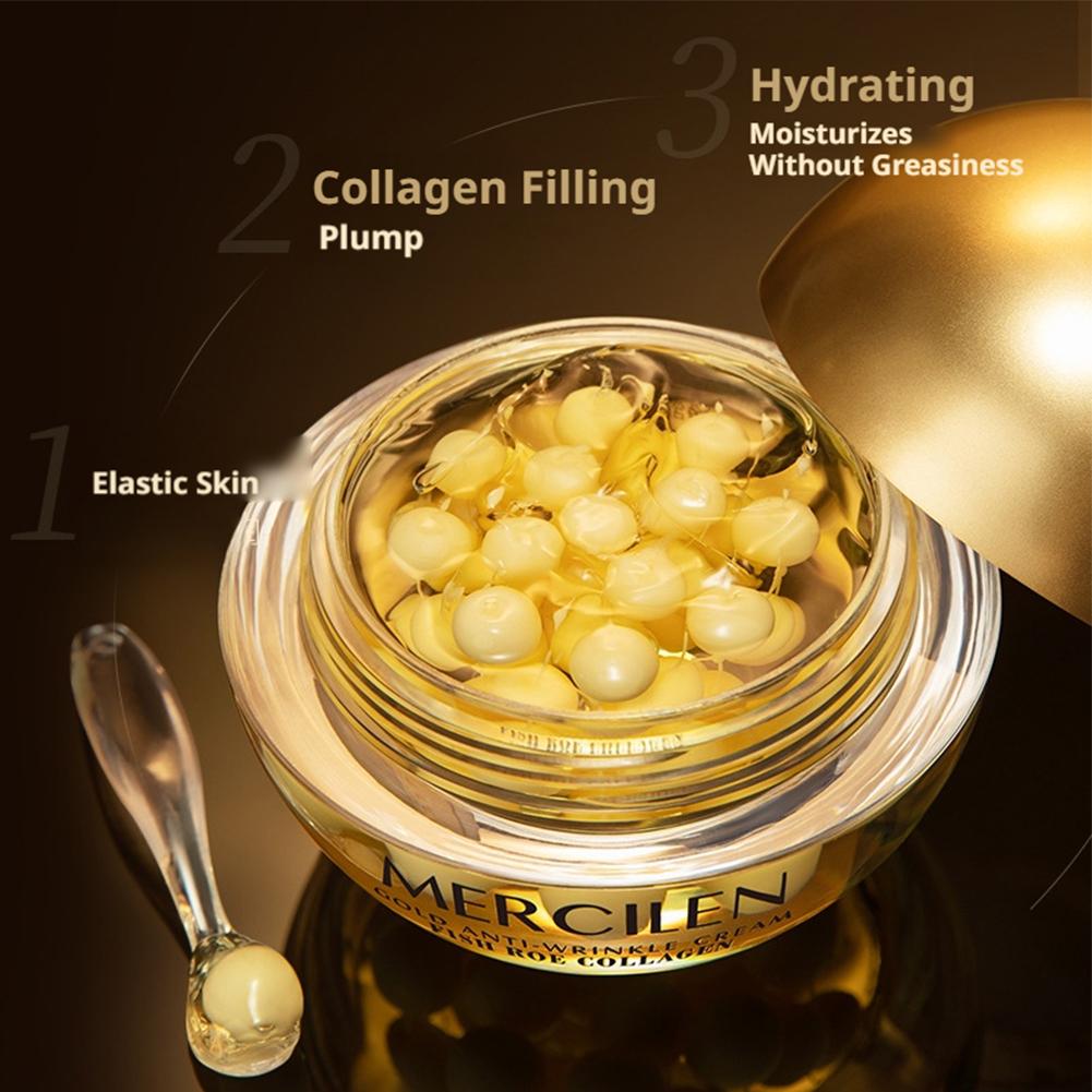 Krim Wajah Kolagen Peptida GOL - Luxury Gold Skincare ulasan dan harga