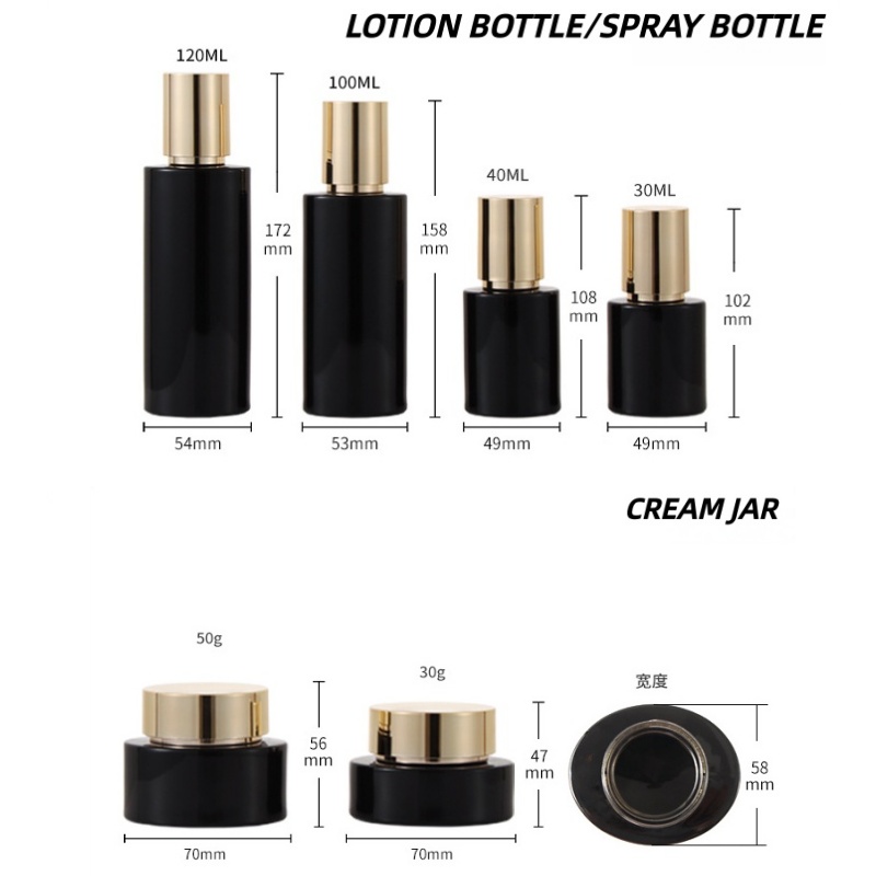 【Logo Custom】1 Buah Wadah Krim - Luxury Gold Skincare ulasan dan harga