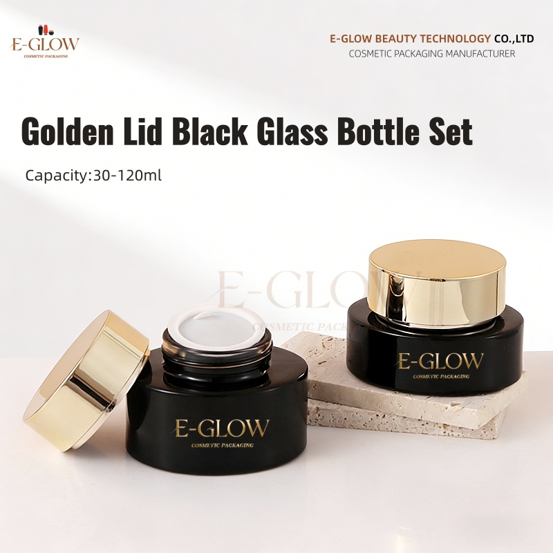 【Logo Custom】1 Buah Wadah Krim - Luxury Gold Skincare ulasan dan harga