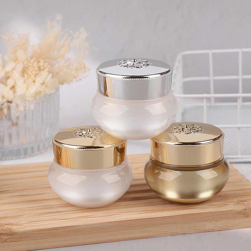 Botol Krim Akrilik Kosong untu - Luxury Skincare Bottles ulasan dan harga