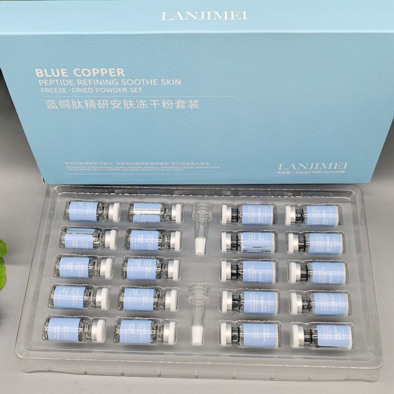 Set Bubuk Peptida Tembaga Biru - Oligopeptide Wrinkle ulasan dan harga