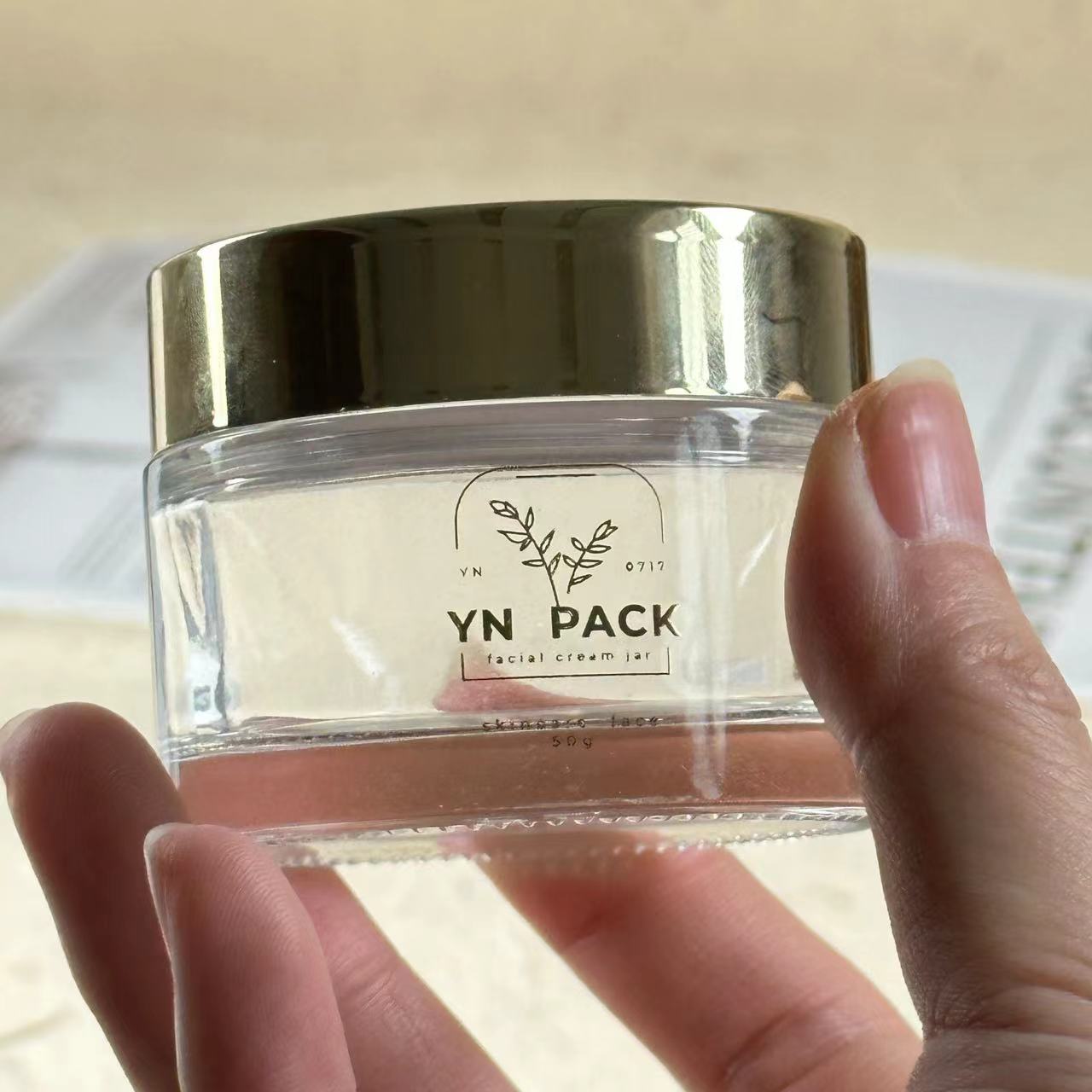 Stoples kaca mewah grosir kaca - Luxury Skincare Bottles ulasan dan harga