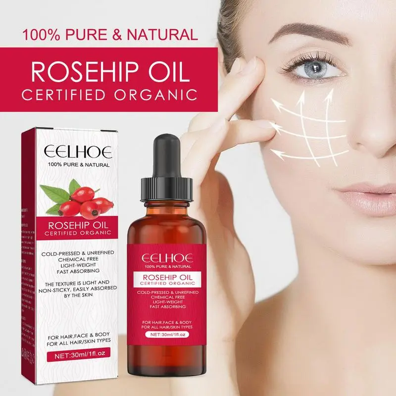 Minyak biji Rosehip organik 30 - Cold Pressed Rose Hip ulasan dan harga