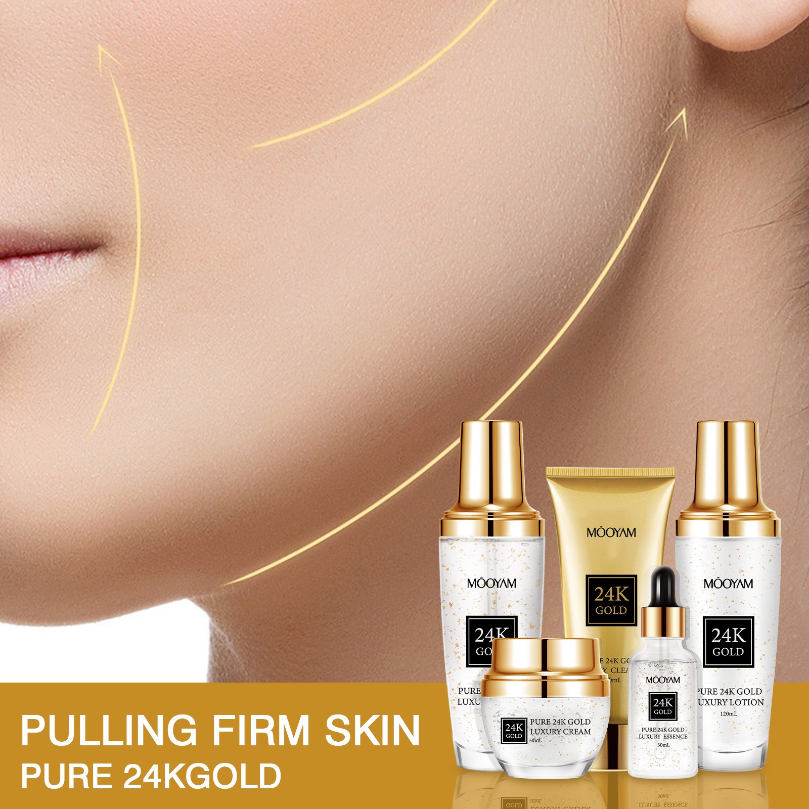Perawatan Kulit 24K Gold LUXUR - Luxury Gold Skincare ulasan dan harga