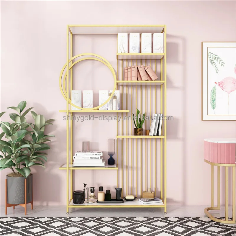 Rak Display Kosmetik Produk Pe - Luxury Gold Skincare ulasan dan harga