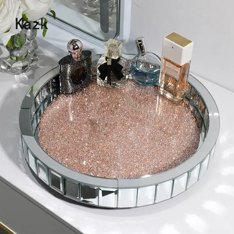 Nampan Penyimpanan Kaca Inlay  - Luxury Skincare Bottles ulasan dan harga