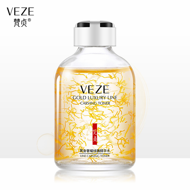 24K Emas Line Ukiran Toner Pel - Luxury Gold Skincare ulasan dan harga
