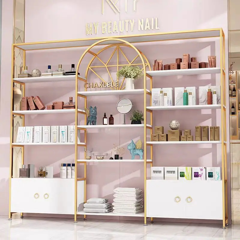 custom.Funroad Rak Display Kos - Luxury Skincare Display ulasan dan harga