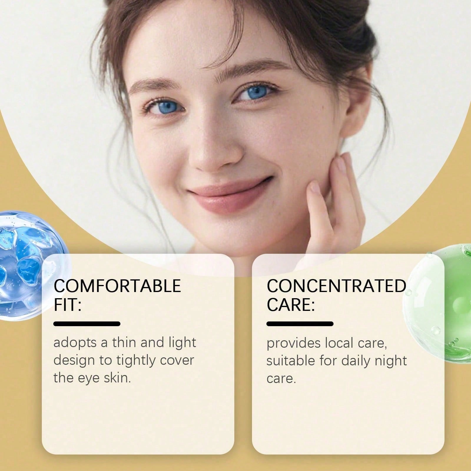 Masker Mata Emas 24K, 60 Patch - Luxury Gold Skincare ulasan dan harga