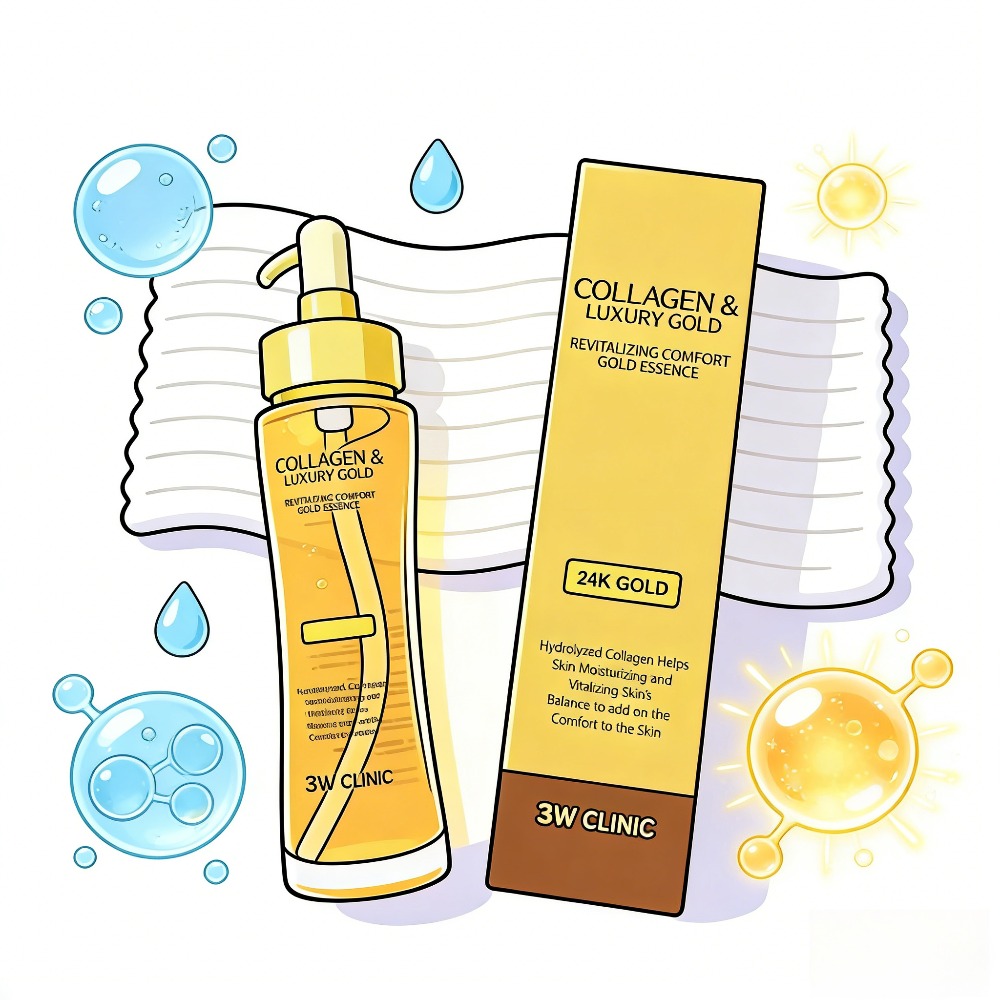 3WCLINIC Kolagen & Luxury Gold - Luxury Gold Skincare ulasan dan harga