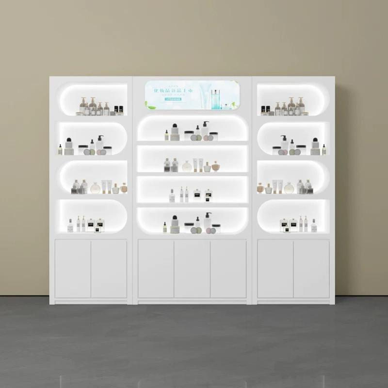 Lemari Pajangan Salon Kecantik - Luxury Skincare Display ulasan dan harga