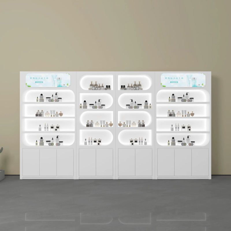 Lemari Pajangan Salon Kecantik - Luxury Skincare Display ulasan dan harga