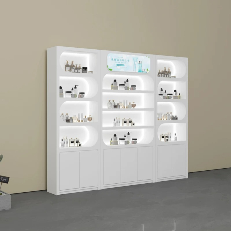Lemari Pajangan Salon Kecantik - Luxury Skincare Display ulasan dan harga